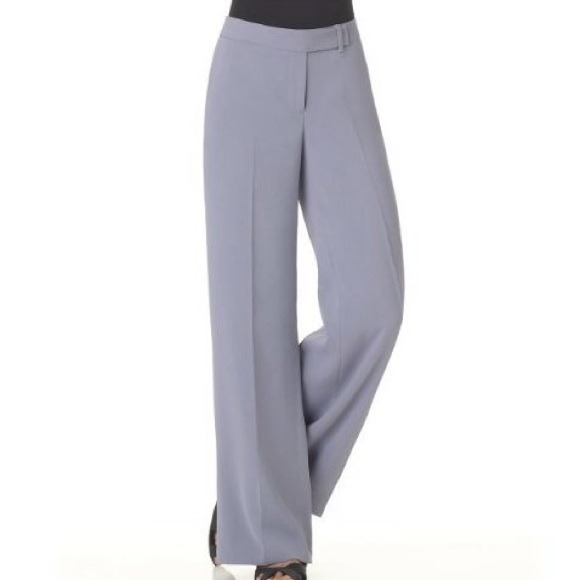 Newport News Gabrielle Wide Leg Pant - Slate Blue - Picture 1 of 4