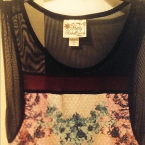 Sleeveless sequence top