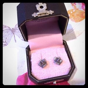 Juicy Couture Crown Earrings