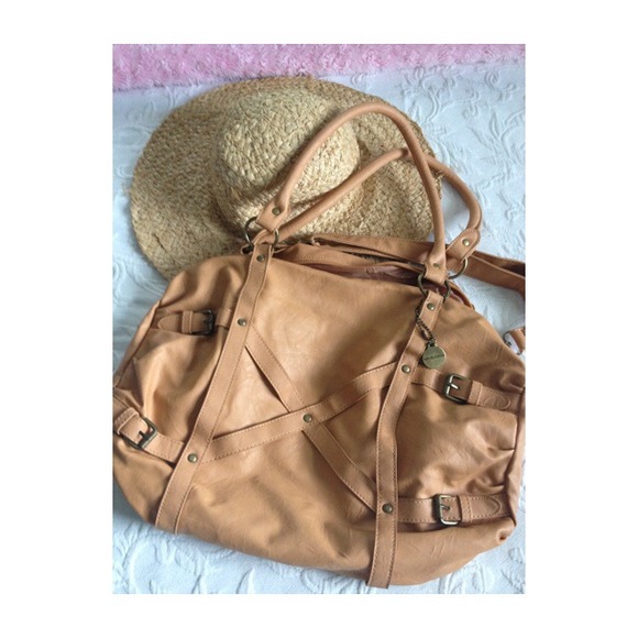 Big Buddha handbag light camel