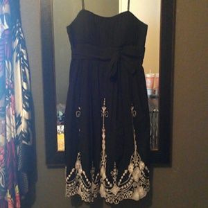 Black cocktail dress