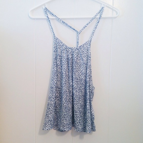NAKED ZEBRA Y-Back Leopard Print Tank💙