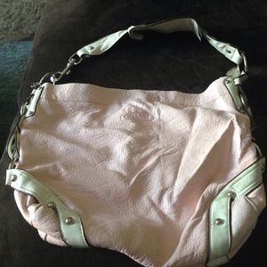 Pink coach bag