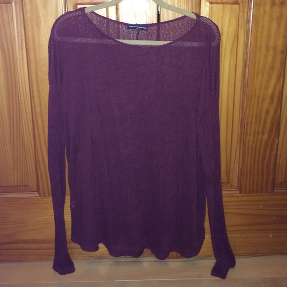 Brandy Melville Maroon Sweater