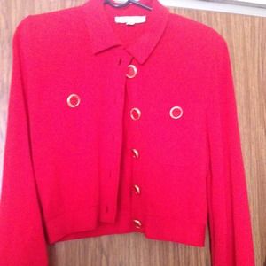 Vintage St. John shoulder padded blazer