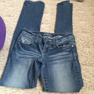 Vanity baby boot cut jeans!