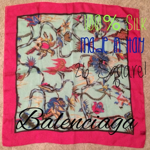 Balenciaga Accessories - 🎉DAILY DEAL!🎉 Balenciaga "Rosabotanica" Scarf!