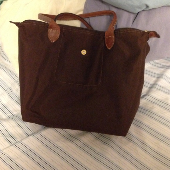 Longchamp Handbags - Authentic brown longchamp bag