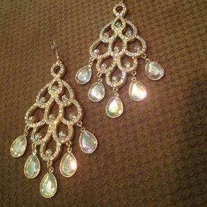 Gold Chandelier Earrings