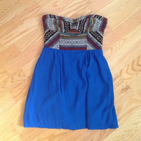 Strapless dress