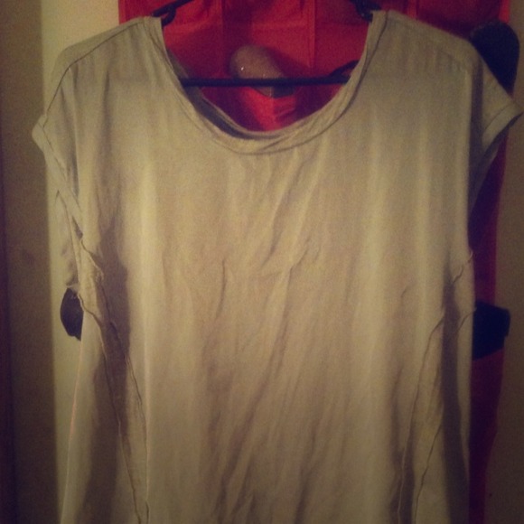 Hi-Low Silver and Grey Top!