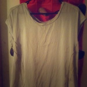 Hi-Low Silver and Grey Top!