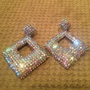 Diamond Rhinestone Earrings