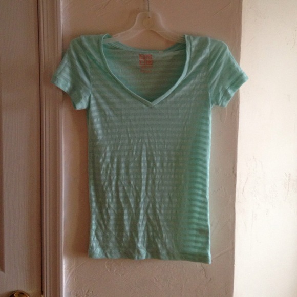 Blue striped shirt