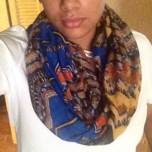 Aztec/tribal print scarf