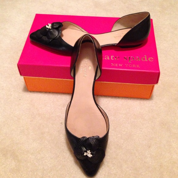 Kate Spade Elysee black flat size 8