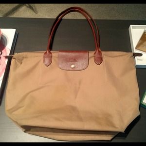 Longchamp Long Handle Bag- Camel Color