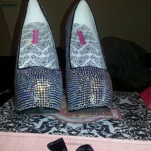 Bordello Rhinestone Heels