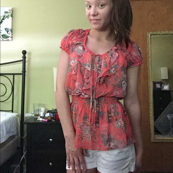 Floral Summer Top - Picture 2 of 2