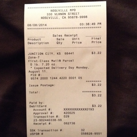 Shipping Proof For @elisareid😊