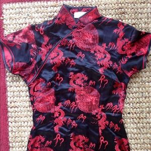 Chinese Print Dress
