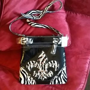 Brand New Florida lis cross body purse!