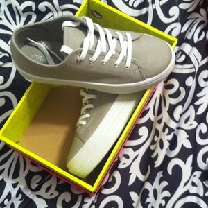 Gray Charlotte Russe Platform Sneakers