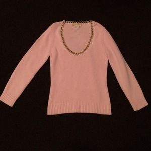 Pink cashmere sweater
