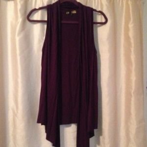 Forever 21 plum vest