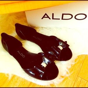 ALDO Black Bow Sandals👡