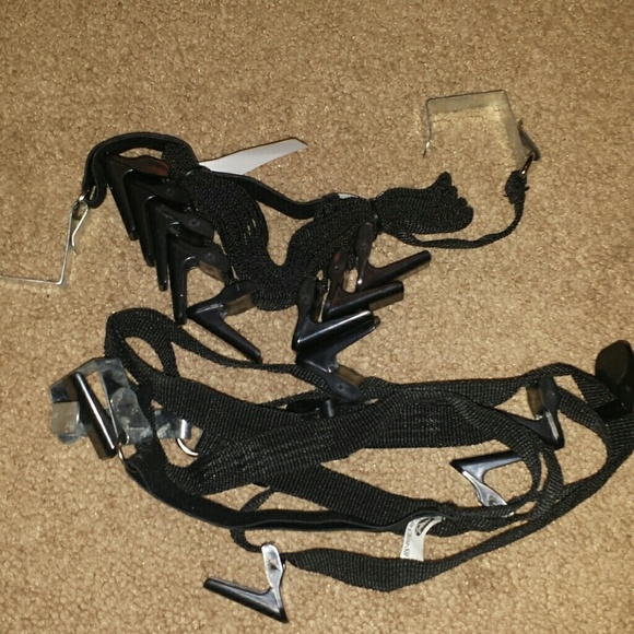 2 door purse hanging straps!