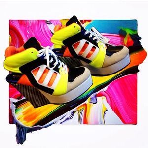 Adidas platform wedges sneakers