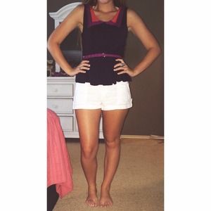 Cotton peplum shirt!