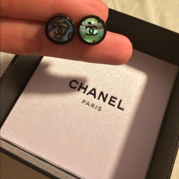 Sold2Fashionphile Chanel mother of pearl earrings