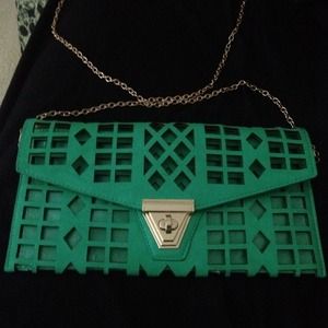 NWT Green Mint Mosaic Crossbody