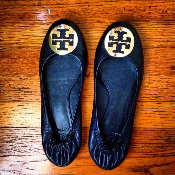 Black Tory burch classic flats