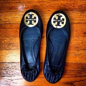 Black Tory burch classic flats