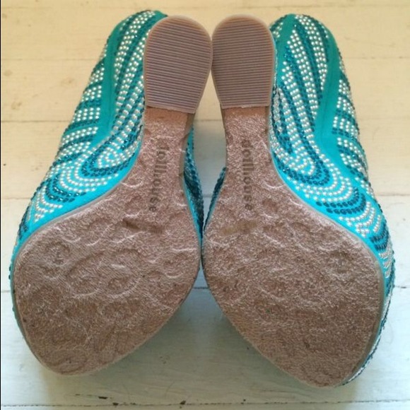 Women's Teal size 8 Dollhouse Shoes - Picture 4 of 4