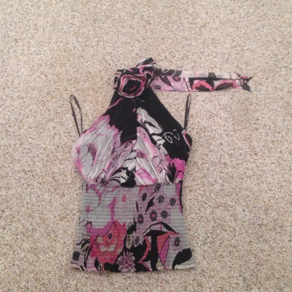 Bebe Halter Top (XS)