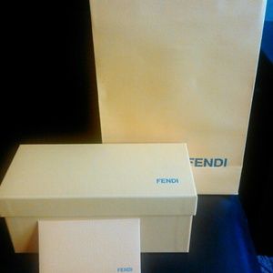 Fendi shopping bag with sunglass case box