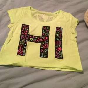 Justice crop top