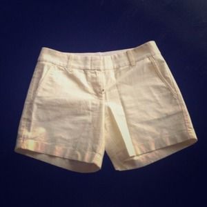 J Crew Light Yellow chino shorts