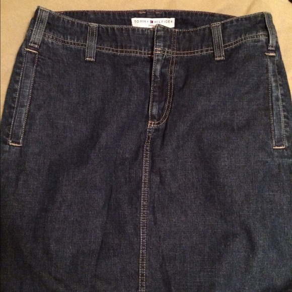 Tommy Hilfiger Blue jean skirt.