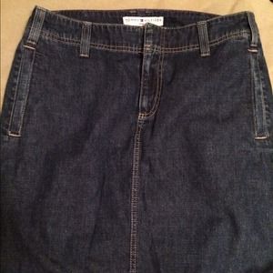 Tommy Hilfiger Blue jean skirt.