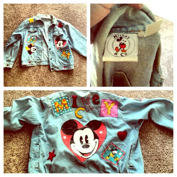 Denim - Vintage Mickey Mouse jean jacket