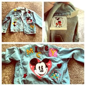 Vintage Mickey Mouse jean jacket