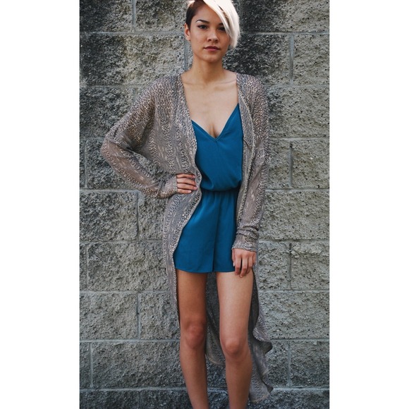 Mocha Long Cardigan