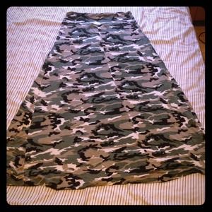 Camouflage skirt