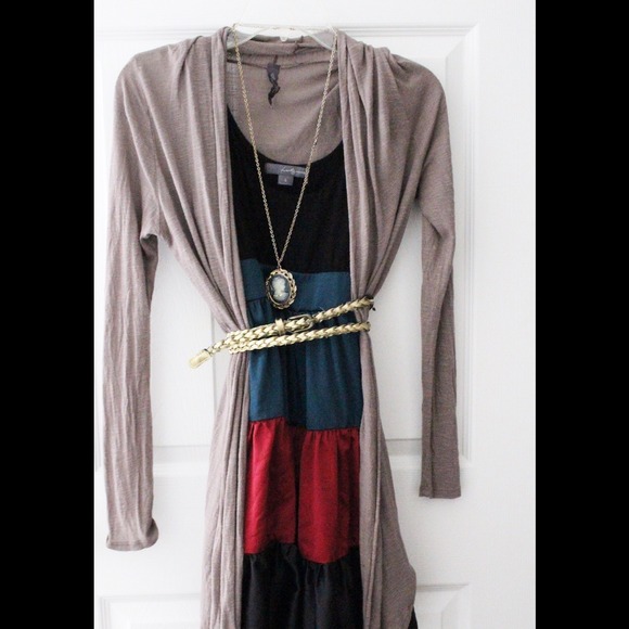 Color Block Fall Dress - Picture 3 of 4
