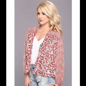 Kimono balloon sleeved top from free people